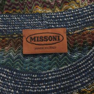 MISSONI 半袖プルオーバーニットカットソー マルチカラー