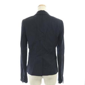 Theory ストライプスーツセットアップ ネイビー