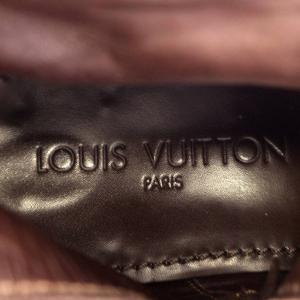 LOUIS VUITTON ショートブーツ ラウンドトゥ サイドジップ ベルト スエード 6.5  ブラウン