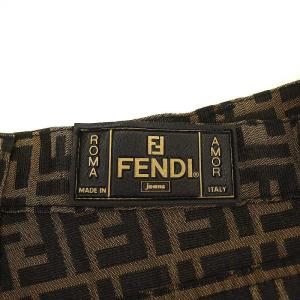 FENDI ズッカ柄 デニムパンツ 29 ブラウン