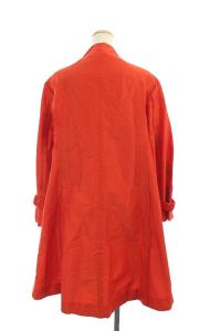 CELINE ヴィンテージ トレンチコート ロング 38 レッド