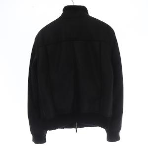 ARMANI JEANS ムートンジャケット ボア 中綿 ブラック