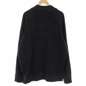 POLO RALPH LAUREN ブルゾン ジャケット スウェット生地 ジップアップ スカル ワッペン XXL グレー