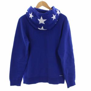 F.C.Real Bristol 17AW STAR HOOD PULLOVER HOODY パーカー スウェット 長袖 プルオーバー 星 スター S 青 ブルー