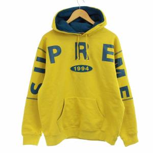 19AW Spread Logo Hooded Sweatshirt フーディー S 黄