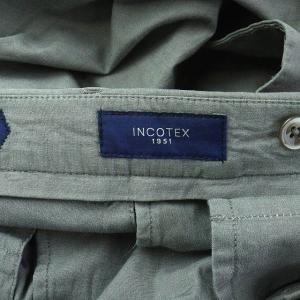 INCOTEX テーパードパンツ 46 グレー