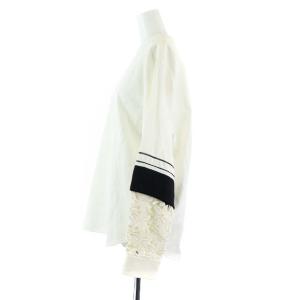 Chloe 花柄切替プルオーバーカットソー 36 ホワイト