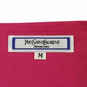 YVES SAINT LAURENT カットソー ノースリーブ M ピンク