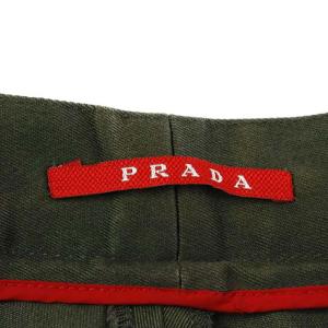 PRADA スラックスパンツ カーキ