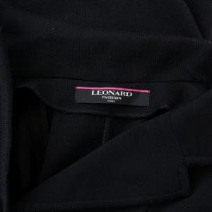LEONARD ニットジャージーテーラードジャケット 11 ブラック