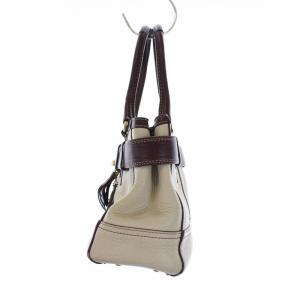 COACH F10212 ハンプトンズ ハンドバッグ フリンジ タッセル レザー オフホワイト ボルドー 