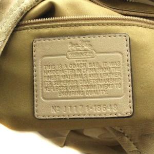 COACH マディソン オブアート サテンアビゲイル ハンドバック ベージュ