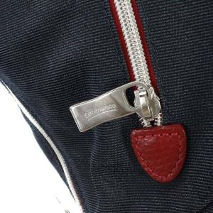 Orobianco キャンバスレザーショルダーバック ブルー