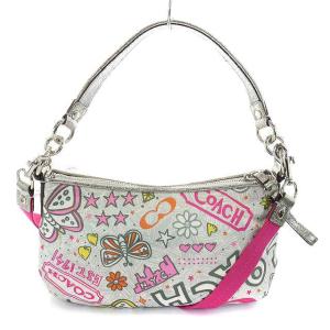 COACH 2WAYハンドバッグ白