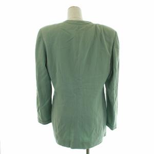 GIORGIO ARMANI スーツ セットアップ ジャケット シングル タイトスカート グリーン