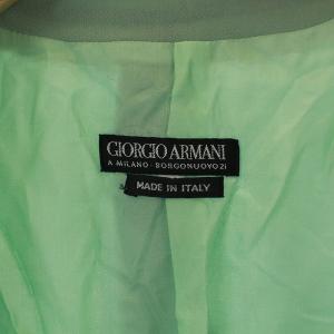 GIORGIO ARMANI スーツ セットアップ ジャケット シングル タイトスカート グリーン