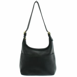 COACH オールドコーチ グローブレザーワンショルダーバッグ ブラック