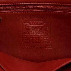 COACH 4133 ヴィンテージ オールドコーチ ハンドバック ベルト USA製 グラブタンレザー レッド 