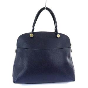 FURLA PIPER M DOME ハンドバッグ レザー ネイビー