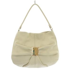 ヴァラ ワンショルダーバッグ レザー アイボリー