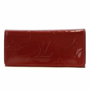 M91976 ヴェルニ ミュルティクレ4 4連キーケース 三つ折り エナメル ポムダムール