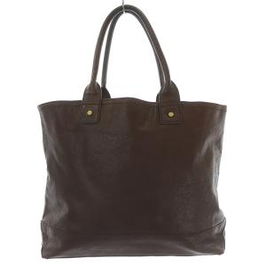 TORY BURCH ロゴマークレザートートバッグ ブラウン