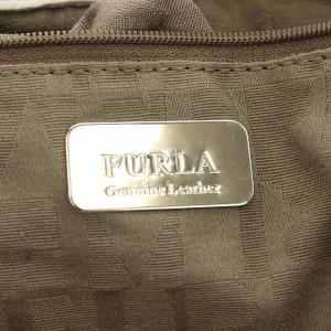 FURLA レザーハンドバック ホワイト
