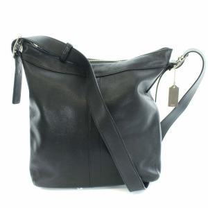 COACH レザーショルダーバック ブラック
