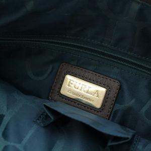 FURLA ショルダーバック フラップポケット レザー ブラウン