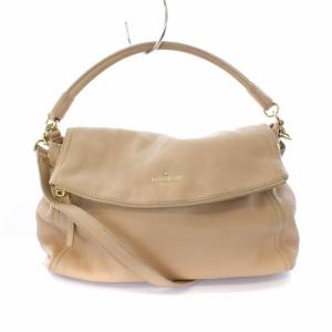 ハンドバック トート ショルダーバッグ 2WAY レザー ピンクベージュ