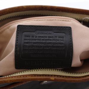 COACH F19822 ショルダーバック クロスボディ シグネチャー PVCキャンバス レザー ブラウン 