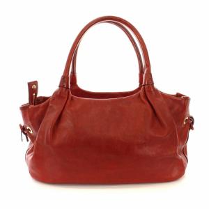 kate spade new york トートバッグ ロゴ 型押し レザー レッド