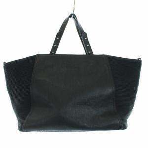 DIESEL スタッズキャンバストートバッグ ブラック