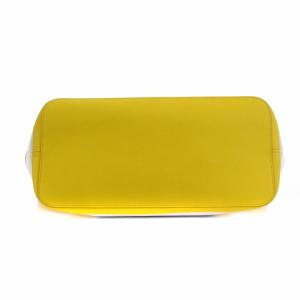 MICHAEL KORS レザーボーダートートバッグ ホワイト