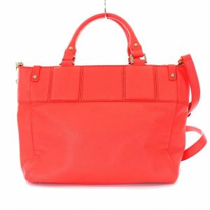 kate spade new york レザーハンドバッグ レッド