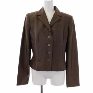 GIVENCHY BOUTIQUES スーツ セットアップ 3点セット ジャケット パンツ スカート 40 ブラウン