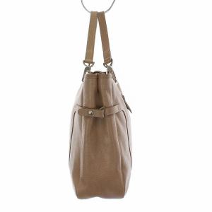 Longchamp トートバッグ レザー フラップ ベージュ