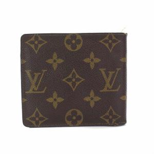 LOUIS VUITTON ポルトビエ モネ モノグラム二つ折り財布 ブラウン