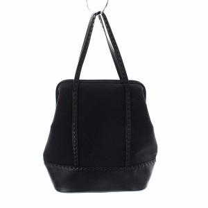 ANTEPRIMA ハンドバッグ ナイロン レザー ブラック