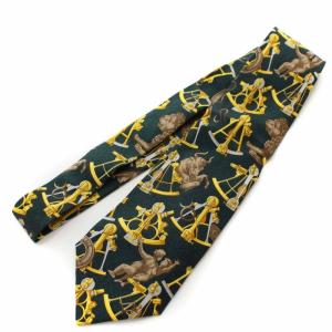 CELINE 総柄シルクネクタイ