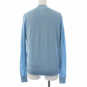 JIL SANDER 五分袖アンサンブルニットセーター 34 ブルー