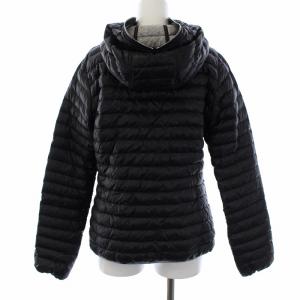 DUVETICA ダウンジャケット ジップアップ フード 44 ブラック