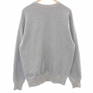 HUMAN MADE スウェット クルーネック 長袖 ロゴプリント  XL グレー ブラック