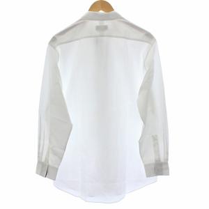 HERMES ワイシャツ 長袖 43 L 白