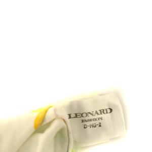 LEONARD 花柄半袖Tシャツ 152-160cm ホワイト