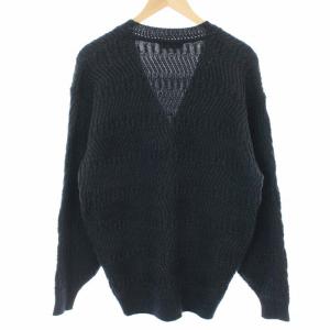 Christian Dior カーディガン ニット 長袖 ウール L チャコールグレー