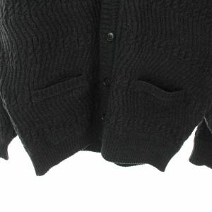 Christian Dior カーディガン ニット 長袖 ウール L チャコールグレー