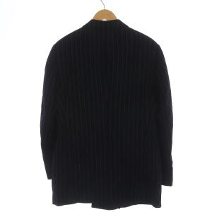 ARMANI COLLEZIONI スーツ セットアップ ビジネス テーラードジャケット ダブル スラックス 50 ネイビー ホワイト