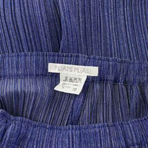 PLEATS PLEASE ISSEY MIYAKE イッセイミヤケ ワイドパンツ 1 ブルー