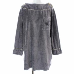 Christian Dior セットアップ ルームウェア カットソー プルオーバー ボートネック 長袖 ロゴ刺繍